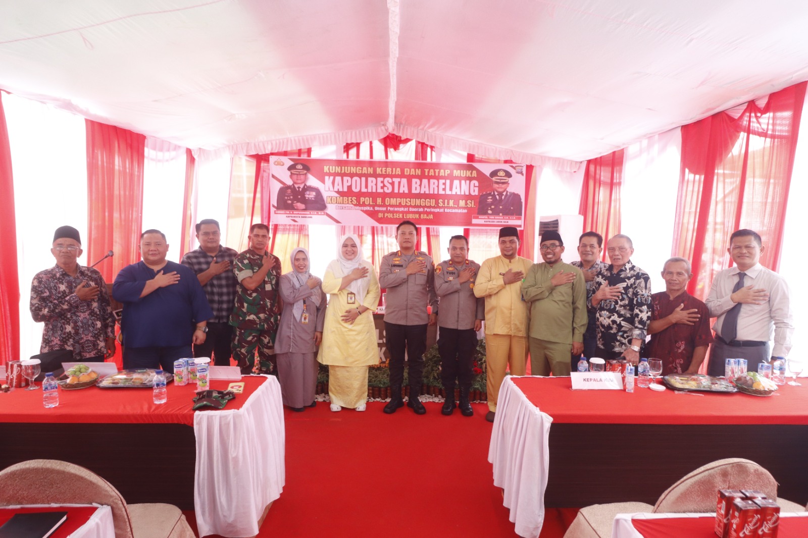 Tingkatkan Kesiapan dan Soliditas Personil, Kapolresta Barelang Kunjungan Kerja Ke Polsek Lubuk Baja