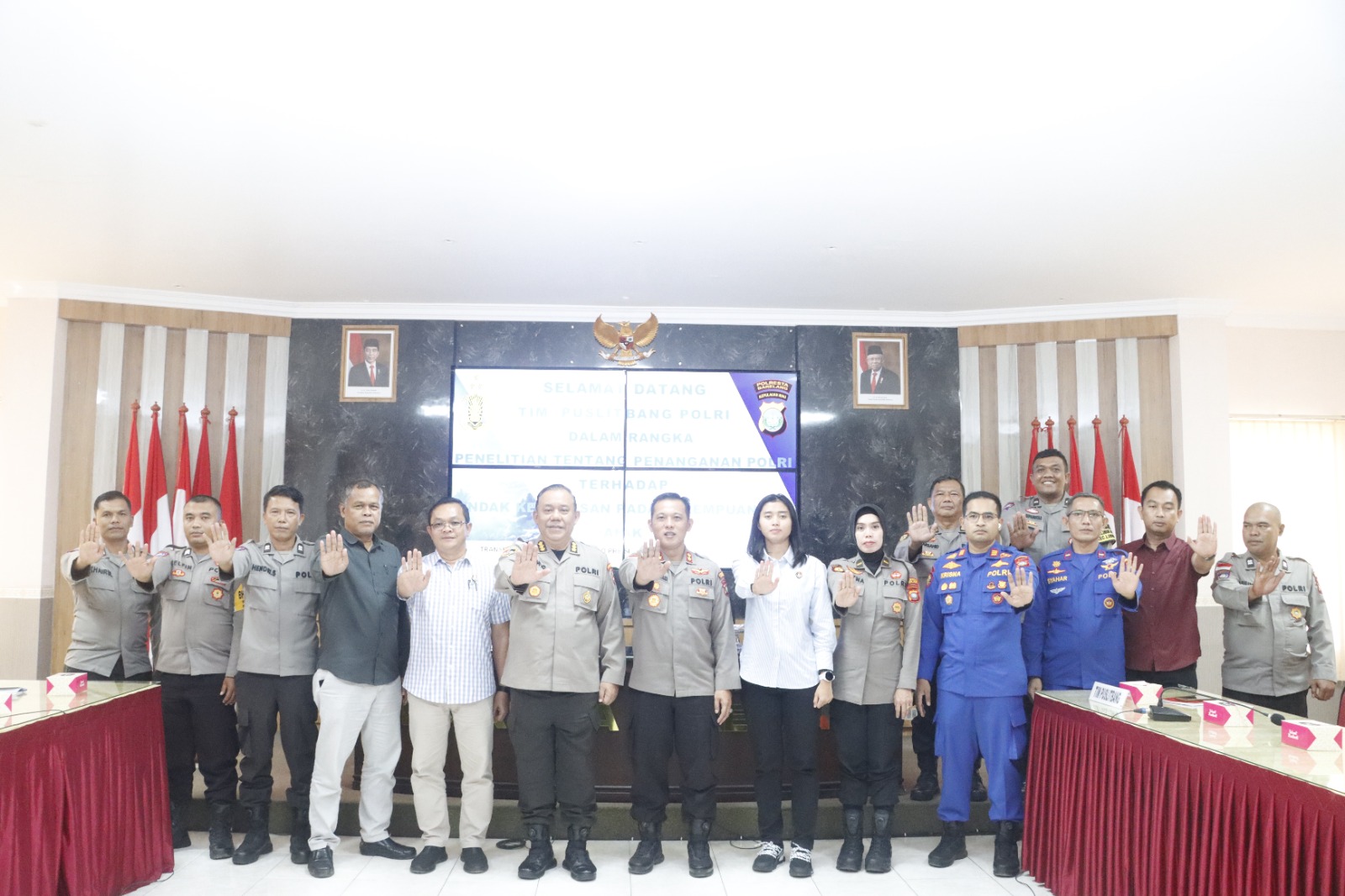 Puslitbang Polri Lakukan Penelitian tentang Penanganan Kekerasan terhadap Perempuan dan Anak di Polresta Barelang