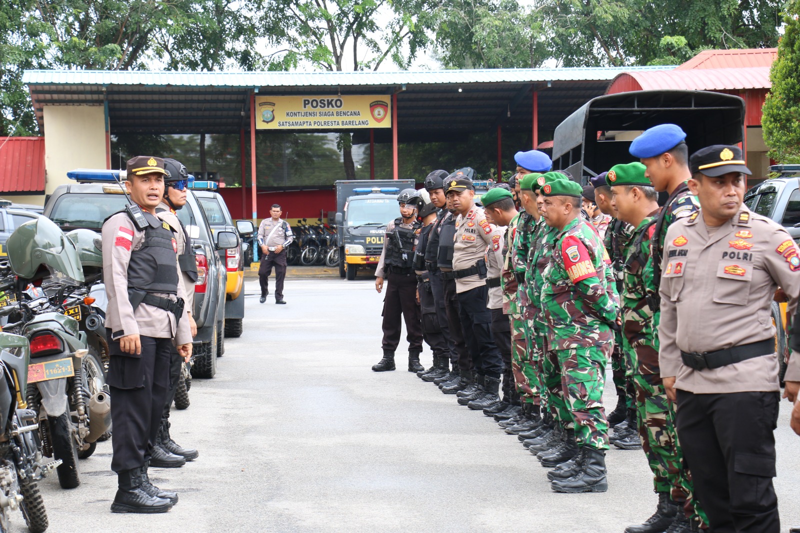 Polresta Barelang Gelar Patroli Gabungan TNI-Polri Dalam Rangka Pelantikan Presiden dan Wakil Presiden RI