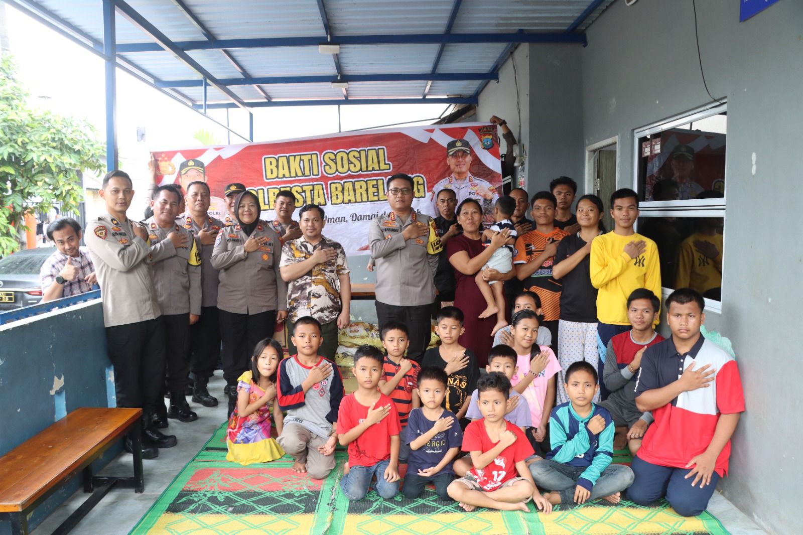 Polresta Barelang Wujudkan Kepedulian, Berikan Bantuan ke Panti Asuhan di Kecamatan Sagulung