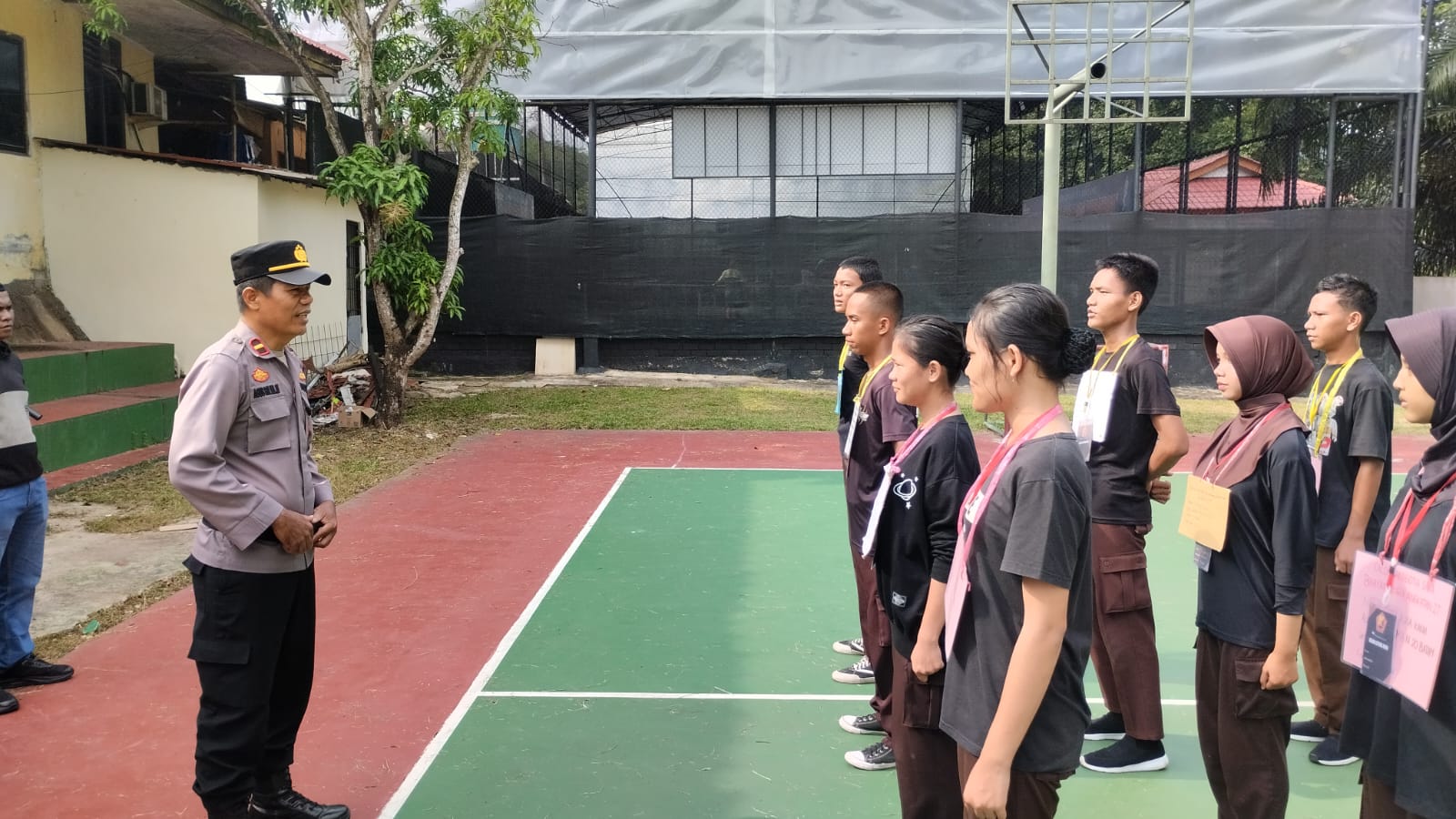 Satuan Binmas Polresta Barelang Lakukan Pembinaan Calon Anggota Saka Bhayangkara