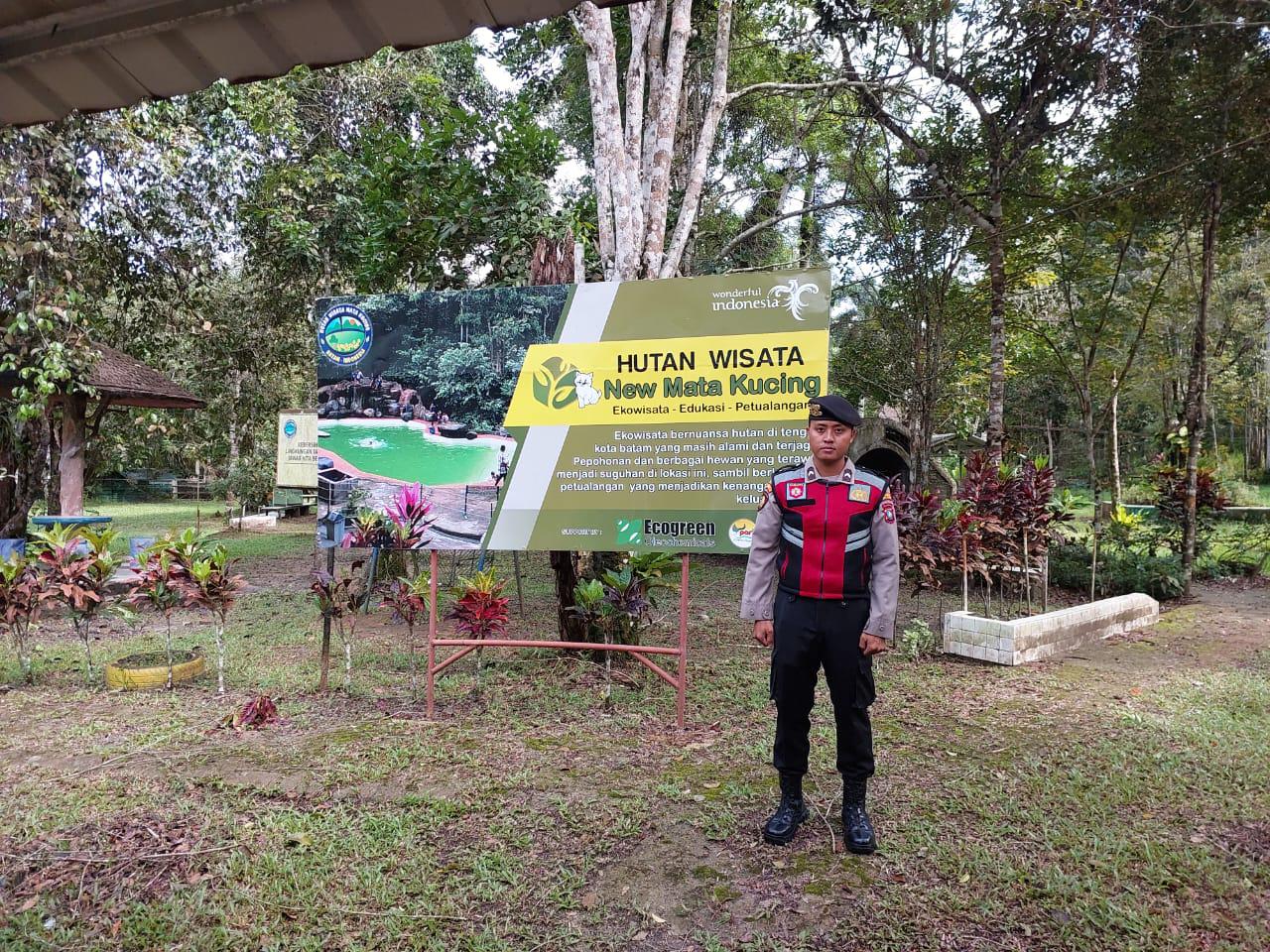 Libur Panjang Polsek Batu Aji Tingkatkan Patroli Dan Pengamanan Wisata Hutan Mata Kucing
